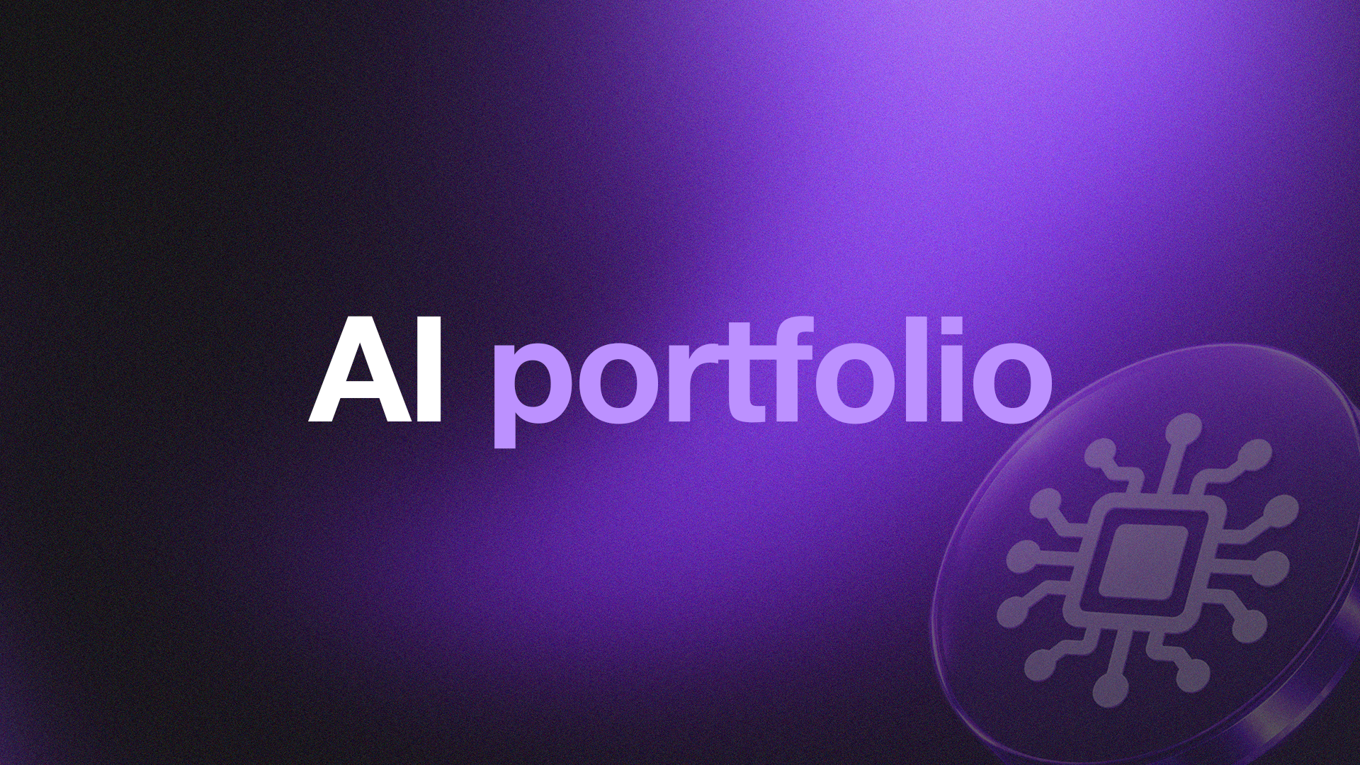 AI portfolio