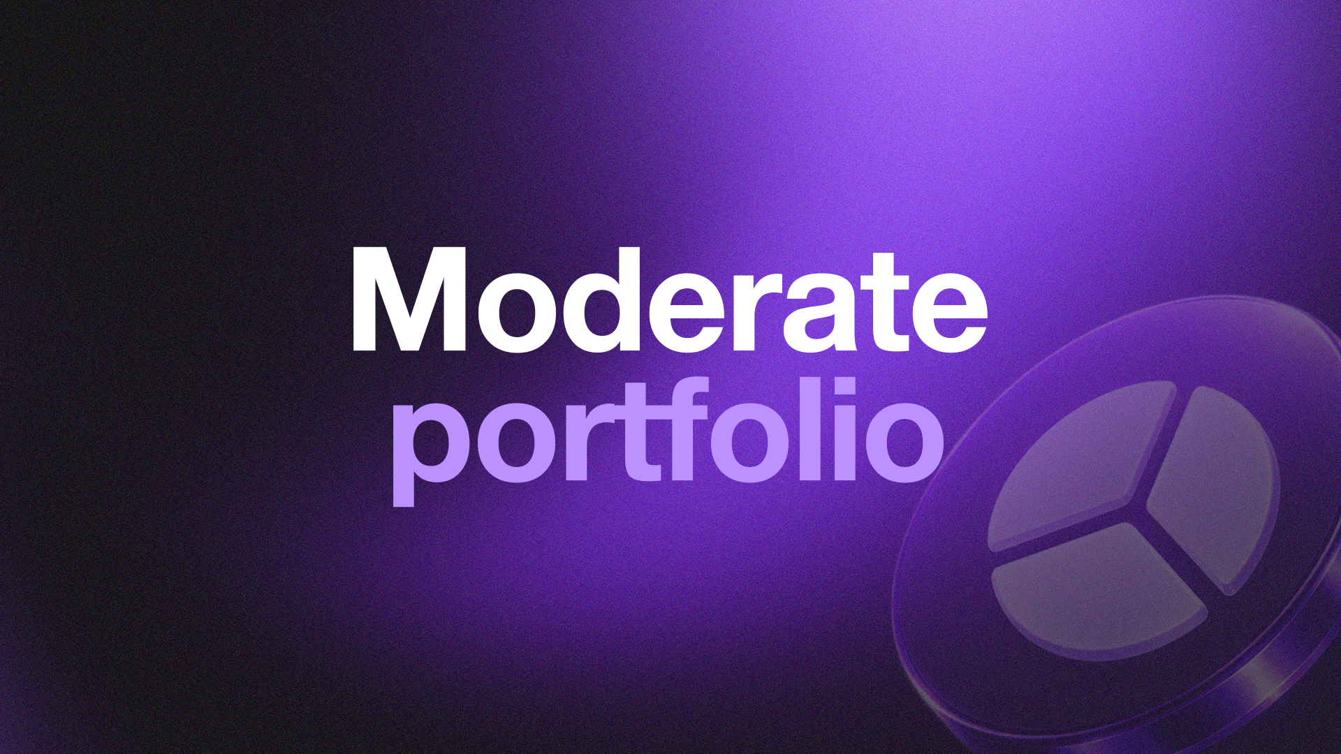 Moderate portfolio